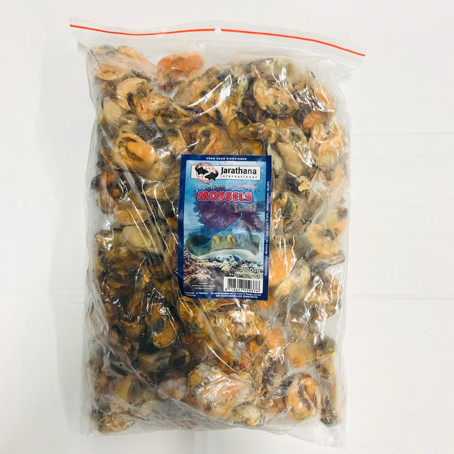 Mosselen heel diepvries 1000 gram